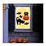 Guirca Raam Gel Stickers Black Cat - 20x20cm