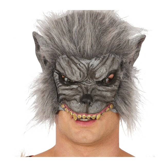 Latex Half Masker - Wolf