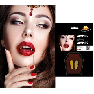 Guirca Vampier Hoek Tanden - Goud