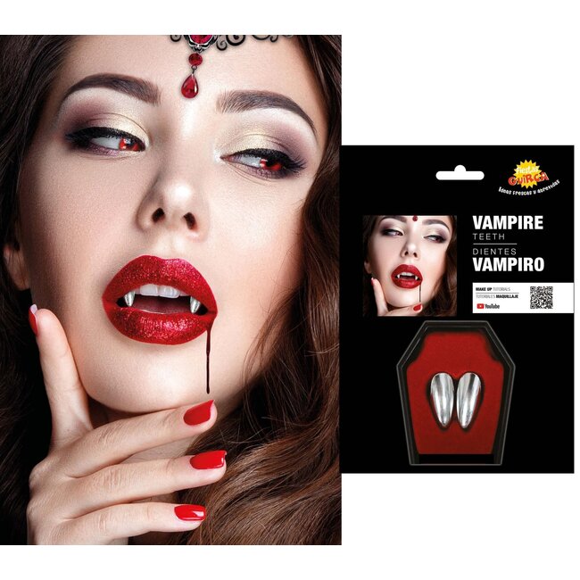 Vampier Hoek Tanden - Zilver