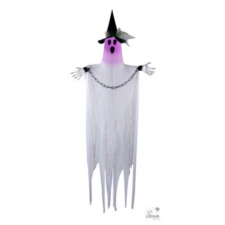 P'tit Clown Chained Ghost to Hang - sound & light - 170 cm