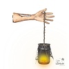 P'tit Clown Arm with Lantern - 41x32cm - incl batt