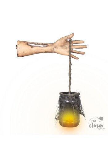 Arm with Lantern - 41x32cm - incl batt 