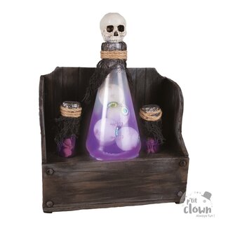 P'tit Clown Shelf with Magic Potions - sound & light - 30cm