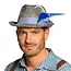 Tiroler Hoed Wiesn Grijs Blauw