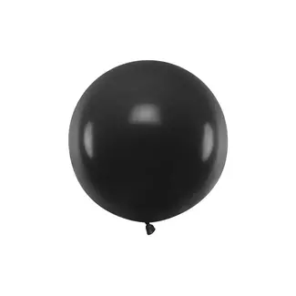 Strong Balloons Ronde Ballon 60 cm - Pastel Black