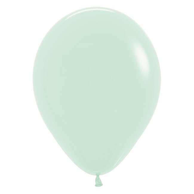 Helium Ballon Pastel Matte Green (28cm)
