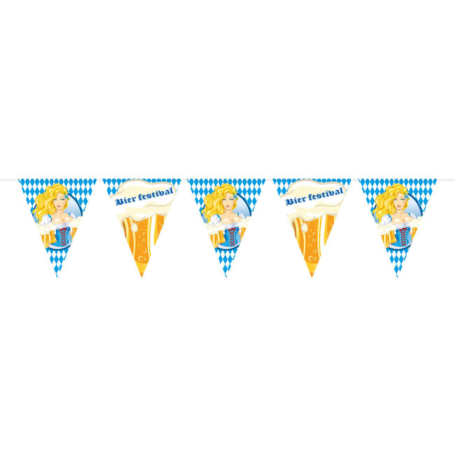 Oktober Bier Festival Bierpullen Vlaggenlijn - 10 mtr