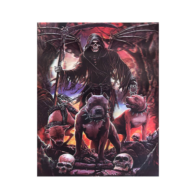 Hologram 5D Poster Evil Bull - 30 x 40 cm