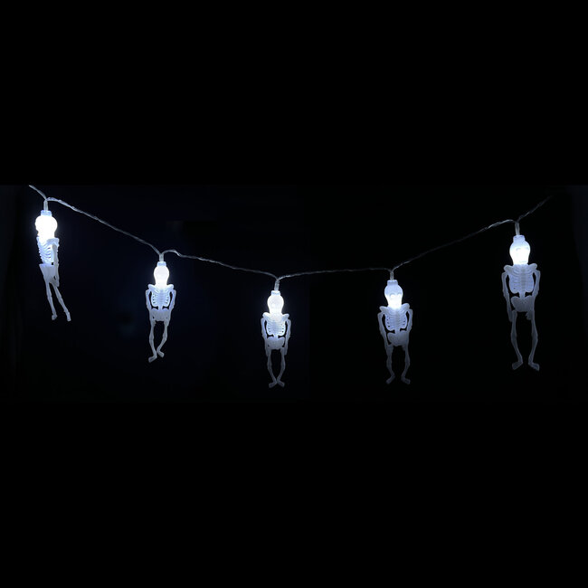 Slinger Skeletten met Led - 10 st - 165 cm