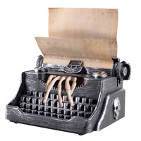 thumb-Ouderwetse Typemachine - 23 x 14 x 17 cm-1