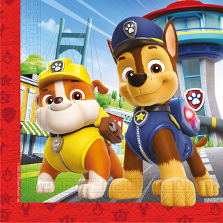 Paw Patrol Paw Patrol Servetten 33x33cm - 20 stuks