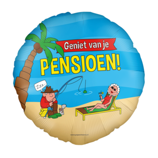 Paperdreams Folieballon Cartoon – Pensioen