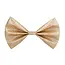 Vlinder strik Glitter goud