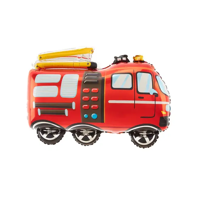 Folieballon Brandweer Auto - 68 x 59 cm