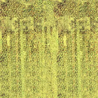 PartyPal Deurgordijn Folie Holografisch Goud- 2,5(H)x1(B)cm