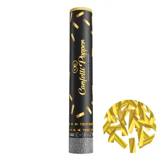 PartyPal Confetti Shooter Goud - 30 cm