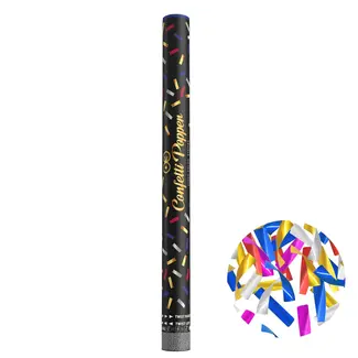 PartyPal Confetti Shooter Gekleurd - 60 cm