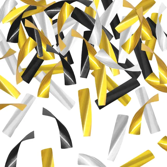 Confetti Shooter Goud / Zilver / Zwart - 30 cm