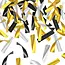 Confetti Shooter Goud / Zilver / Zwart - 60 cm