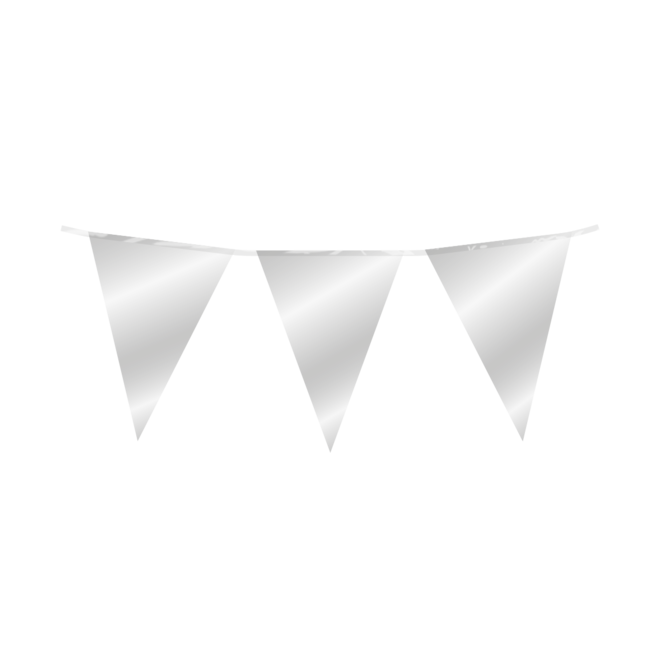 Vlaggenlijn Zilver - 10 meter