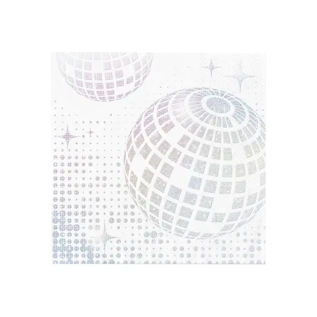 Servetten Disco Fever - 33x33cm - 10 st