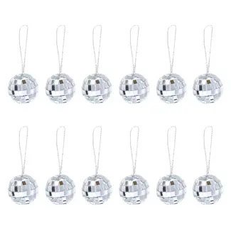 PartyPal Mini Discoballen Disco Fever - 12 st - 3 cm