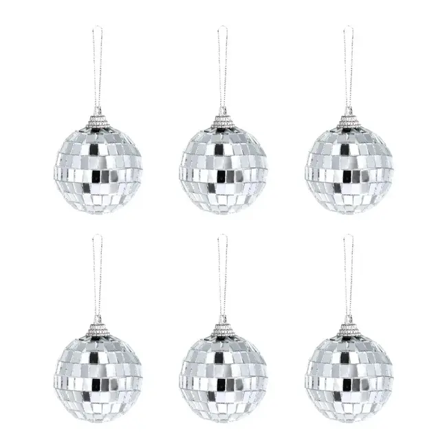 Mini Discoballen Disco Fever - 6 st - 5 cm