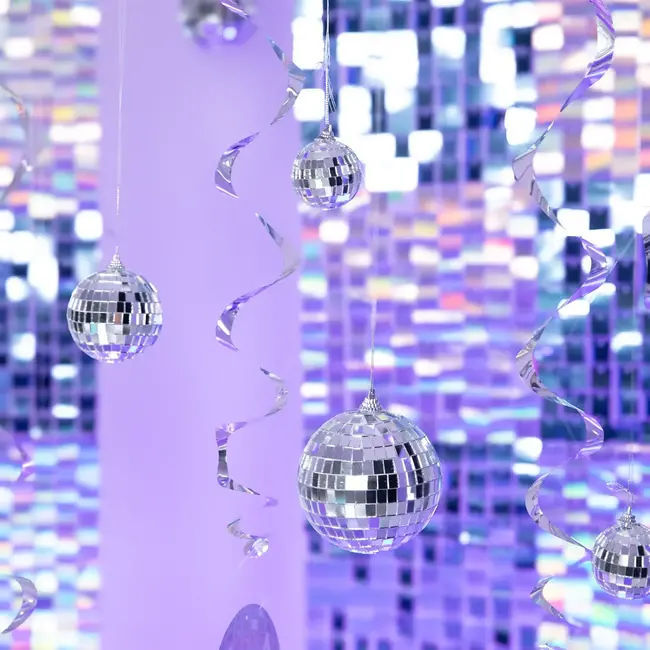 Mini Discoballen Disco Fever - 6 st - 5 cm