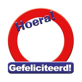Paperdreams Huldeschild - Gefeliciteerd