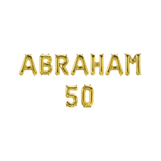 Paperdreams Folie Ballon kit - Abraham 50