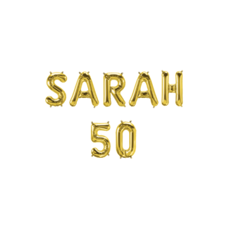 Paperdreams Folie Ballon kit - Sarah 50