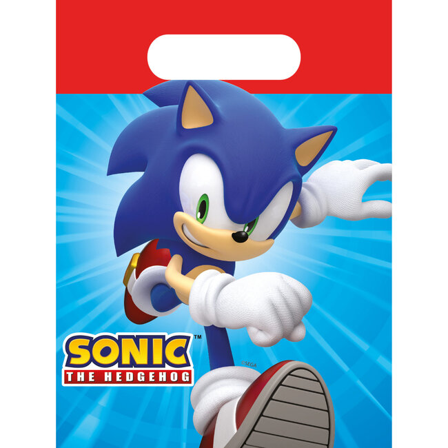 Sonic Feestzakjes Papier - 4 st - 33.5 x 19cm