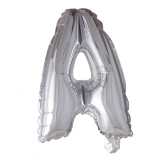 Globos Folieballon Letter A Zilver - 93x86cm