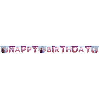 Disney Frozen 2 Letterbanner Happy Birthday