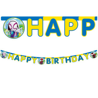 Marvel Spidey & His Amazing Friends Letterbanner Happy Birthday