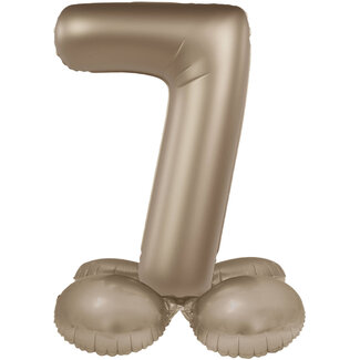 Folatex Folieballon met Standaard Cijfer 7 Starlight Gold