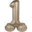 Folatex Folieballon met Standaard Cijfer 1 Starlight Gold