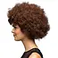 Afro Pruik - Bruin