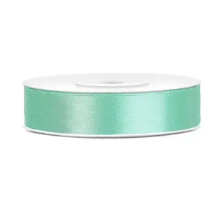 PartyDeco Satijn Lint Mint - 12 mm x 25 mtr