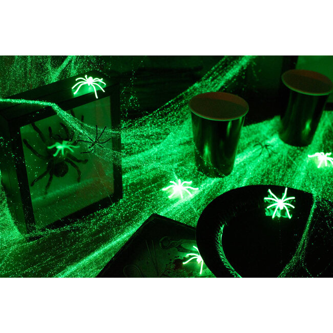 Spinnenweb Glow in the Dark - 100 gram