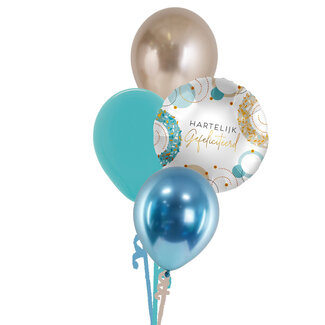 Sempertex Gefeliciteerd Aqua Blue Set