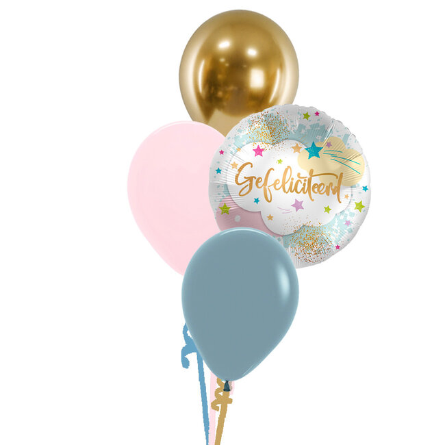 Gefeliciteerd Cloud & Stars Set