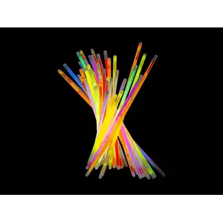 PartyDeco Glow in the Dark Armbanden - 100 stuks Mix