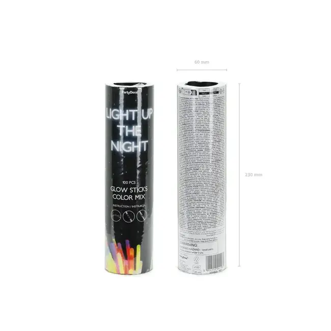 Glow in the Dark Armbanden - 100 stuks Mix