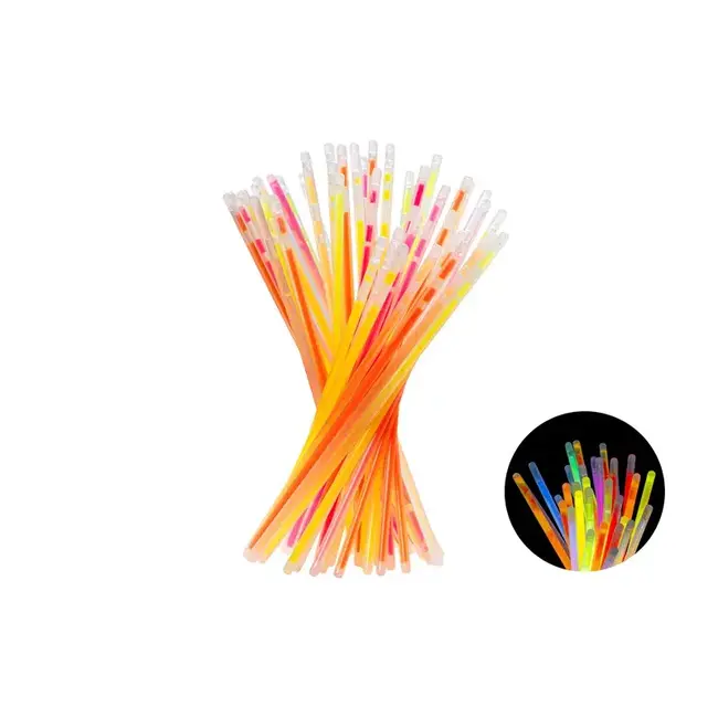 Glow in the Dark Armbanden - 100 stuks Mix