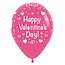 Helium Ballonnen Happy Valentines Day - 28cm - 3 stuks
