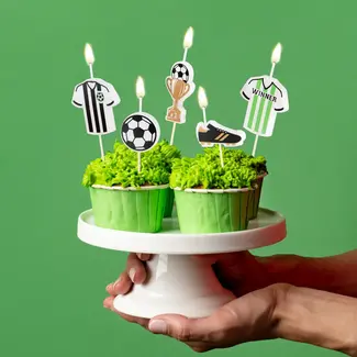 PartyPal Voetbal Verjaardag Kaarsjes
