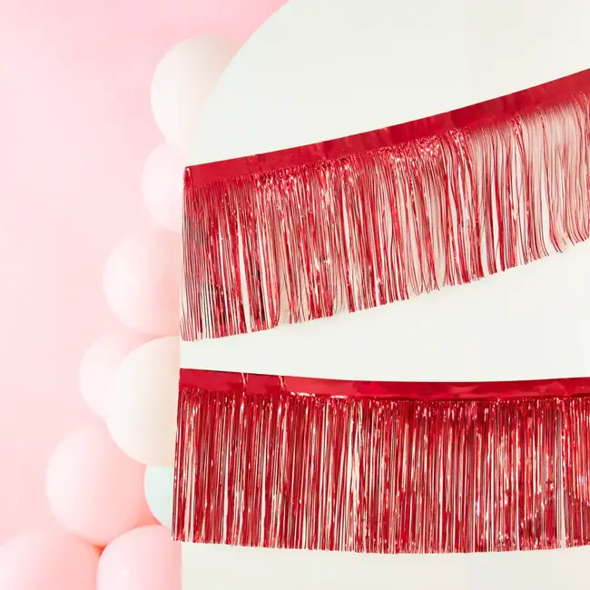 Fringe Garland - Red - 30x300cm