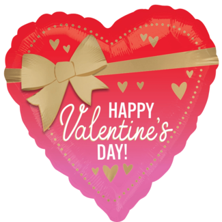 Anagram Folieballon Satin Better with Bows - Valentine - Love